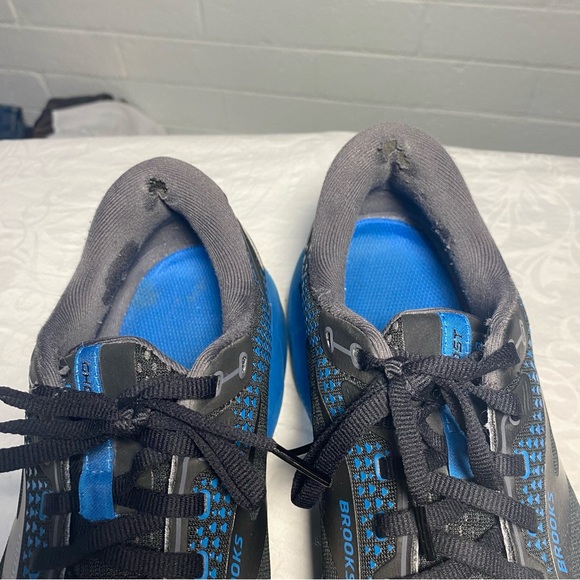Brooks Ghost 14 Men’s 10.5 Medium D Regular Width Blue Black Preowned Shoes - Picture 10 of 12